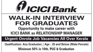 ICICI Bank Job Vacancy Notification Out  ICICI Bank Hiring  ICICI Bank Recruitment [upl. by Talich645]