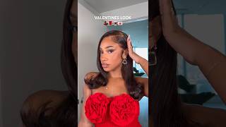 Valentines Date Night Look valentinesday valentinesdaymakeuptutorial valentinesdayoutfits [upl. by Atsirhcal]