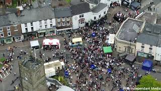 Coleford Music Festival via drone [upl. by Bayer]