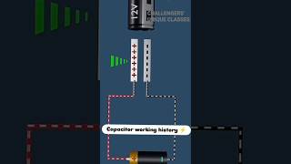 Capacitor capacitor trending facts viralvideo CHALLENGERS’ UNIQUE CLASSES science physics [upl. by Akibma]