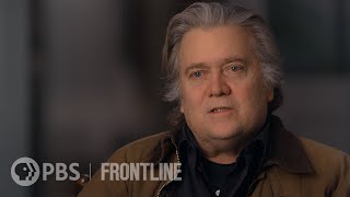 Americas Great Divide Steve Bannon first interview  FRONTLINE [upl. by Acinoreb]