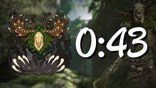 4P Gunlance VS Ancient Leshen in 43 Seconds [upl. by Sitelc]