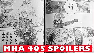 MY HERO ACADEMIA Chapter 405 SPOILERS LEAKS AND RAW SCANS  EDGE SHOT IS ALIVE [upl. by Ainival]