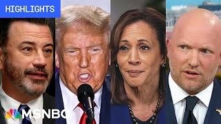 Countdown to the 2024 election Day 13  MSNBC Highlights [upl. by Chap]