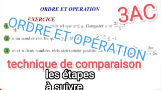 3AC exercice ordre et opération [upl. by Aikemet893]