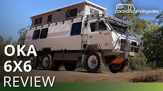 OKA 6x6 motorhome 2022 Review  caravancampingsales [upl. by Marco821]