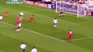 Goal Pablo Aimar Valencia CF vs Liverpool FC 17092002 [upl. by Eelyab]