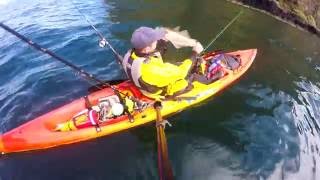 Kayak fishing on the Isle of Skye July [upl. by Suirtimid]