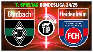 Gladbach–Heidenheim Bundesliga 7Spieltag Prognose amp Tipp [upl. by Hodge836]