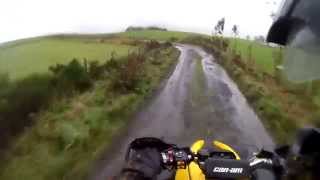 atv quad can am renegade 1000 vs grizzly 660 gopro hd [upl. by Andromede18]