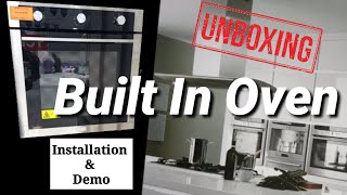 Built in Wall Oven Review  Unboxing  Installation  Demo  Multifunctional Electric  Gas Oven [upl. by Ened]