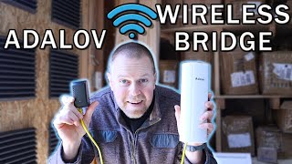 Adalov Point to Point Wireless Bridge Install [upl. by Lihka]