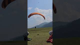 Paragliding Pokhara Nepal 🇳🇵 🪂Tandemflight Paragliding Landing music nepal [upl. by Prussian798]