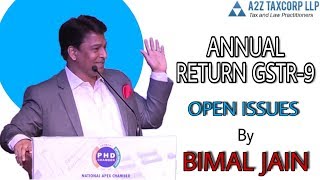 Theme Presentation on Annual Return ie GSTR  9 along with other Open Issues  By Bimal Jain [upl. by Ahseikan949]