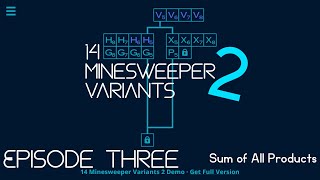 14 Minesweeper Variants 2 Demo Ep 3  Sum of All Products [upl. by Orelie]