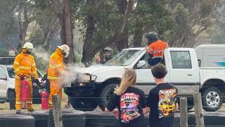 Casterton Street Drags 2024  Burn out comp highlights [upl. by Fridell352]