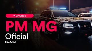 1º Simulado PM MG – Oficial – Pósedital  Correção [upl. by Erb405]