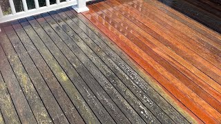 HOW TO Cleaning a Deck with Oxygen Bleach NOT Chlorine Bleach [upl. by Marketa328]