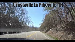 Driving from Crossville to Pikeville TN on 03 04 2023 crossville pikeville tn [upl. by Sussna]