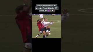 Maldini vs Ronaldo football soccer ronaldo [upl. by Anilosi293]