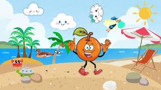 Dancing Orange – Fun Song for Kids  Fruits Dance shorts fruits dance [upl. by Ocsinarf571]