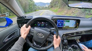 2021 Toyota Mirai Limited  POV Scenic Quick Drive Binaural Audio [upl. by Jews]