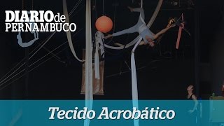 Arte circense tecido acrobático [upl. by Lekram]