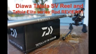 Diawa Tatula SV Reel and Tatula Elite series Rod Review [upl. by Eitra]