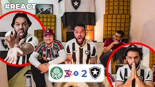 REACT  PALMEIRAS 2 X 2 BOTAFOGO  LIBERTADORES 2024  Peladeiros [upl. by Ahsonek]