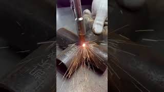 Handheld Laser Welder  Factory Footage of Advanced Laser Equipment [upl. by Eslud]