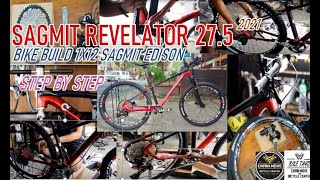 Sagmit Revelator 1X12 Bike Build Step by Step Build Frame Brakes to Drive train All Sagmit [upl. by Yslehc114]