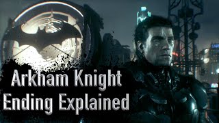 Batman Arkham Knight All Bosses and True Ending 4K 60fps [upl. by Attirehs]