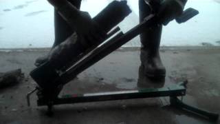 Foot Powered Manual Log Splitter [upl. by Gelman]