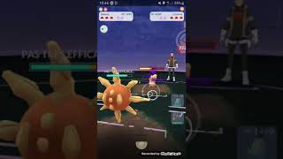 Fast moves only Great league pokemons vs Arlo featuring Rock throw Omastar  Pokemon Go shorts [upl. by Ebsen]