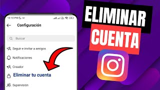 Cómo ELIMINAR cuenta de Instagram PARA SIEMPRE [upl. by Avad]