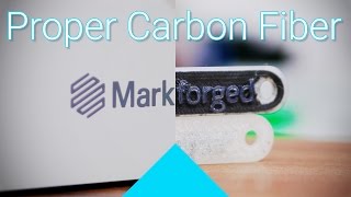 3D print with continuous Carbon Fiber and Kevlar  Markforged Mark Two live unboxing [upl. by Buine]