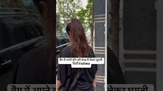 Fatima Sana Shaikh Snapped At Gym In Juhu [upl. by Arrik]