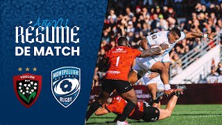 Résumé du match  RC TOULON  MHR [upl. by Larry]