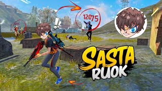 Sasta RUOK FF Here  Op 1 Vs 4 Gameplay 🤯 Free Fire [upl. by Linea]