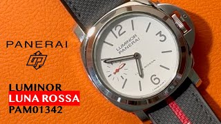 Panerai Luminor Lona Rossa PAM01342  When signature design meets new partners [upl. by Mccormick205]