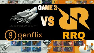 KHUFRA LJ MENGGILA  RRQ VS GENFLIX AEROWOLF GAME 3 MPL INDONESIA SEASON 5 [upl. by Tedder]