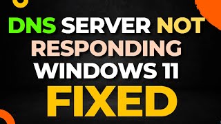 DNS Server Not Responding Windows 11 [upl. by Anelam]