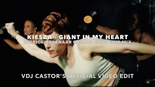 Kiesza  Giant in my Heart Patrick Hagenaar Colour Code Club Mix VJ Castors Official Video Edit [upl. by Adnawot764]