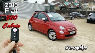 2019 Fiat 500 Cabrio  Review [upl. by Alyar]