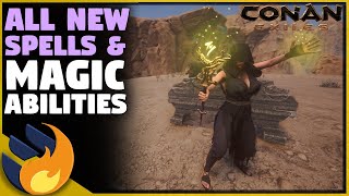 ALL THE NEW SPELLSMAGIC COMING TO THE GAME  Conan Exiles  Age Of Sorcery [upl. by Koerlin488]