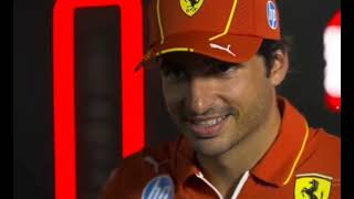 Carlos Sainz interview 2024 Azerbaijan Grand Prix   Post FP2 interview f1 automobile [upl. by Viens457]