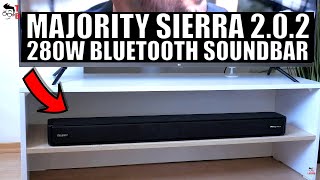 MAJORITY Sierra 202 REVIEW 280W Dolby Atmos Soundbar [upl. by Juta254]