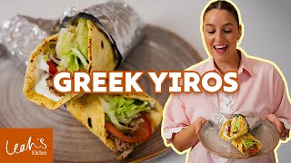 How to Make Greek Yiros and Tzatziki [upl. by Salohcin]