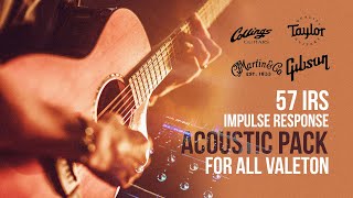 Impulse Response Acoustic Pack for Valeton GP200 JR LT 100 [upl. by Plume]