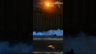 Surfing Bioluminescent Waves at Scripps Pier [upl. by Ainoz]